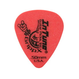 In Tune Guitar Picks DGP1-C50 GrippX-X 0.50mm Red ギターピック×12枚