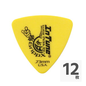 In Tune Guitar Picks DGP2-C73 GrippX-XXX 0.73mm Yellow �M�^�[�s�b�N×12��