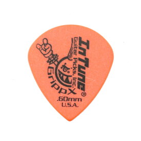 In Tune Guitar Picks DGP4-C60 GrippX-XJJ 0.60mm Orange ピック×12枚