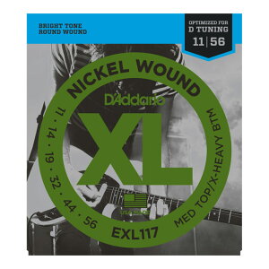�_�_���I D'Addario EXL117 Medium top X-Heavy Bottom for Drop D Tuning �G���L�M�^�[��×10SET