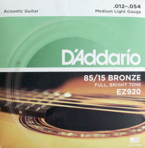 __I D'Addario EZ920 Medium Light ×5SET AR[XeBbNM^[
