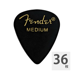 tF_[ M^[sbN 36 Zbg ~fBA 351 Shape Classic Picks Black Medium Fender