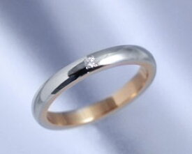 AI（アイ）プラチナ+K18ピンクゴールド コンビ リング/結婚指輪 Jupiter（ジュピィテール）Lady's【送料無料】/製造オーダー品　約20日間納期
