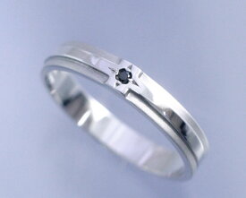 AI mavie（アイ マヴィ）K14ホワイトゴールド ダイヤモンド リング/結婚指輪（指輪）「phare（ファール）」Men's/メンズ/製造オーダー品　約20日間納期