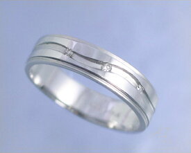 AI mavie（アイ マヴィ）K14ホワイトゴールド ダイヤモンド リング/結婚指輪（指輪）「vague（ヴァグ）」Lady's/レディース/製造オーダー品　約20日間納期