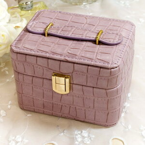 【訳あり特価】ジュエリーボックス 宝石箱 リュクスコフレ おしゃれで上品 可愛い ジュエリーケース 旅行用 トラベル 携帯用 持ち運び アクセサリーケース コンパクト 大容量 2段式 ネック