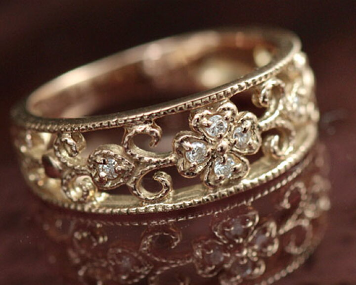 楽天市場】ピンキーリング 18k K18ピンクゴールド 18金 レディース  