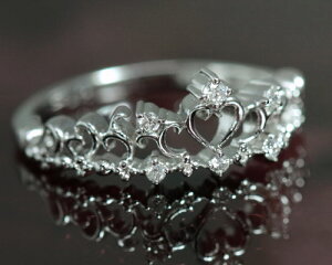 4���a���� �_�C�������h 0.07ct �����O�i�w�ցj�e�B�A���yK18�z���C�g�S�[���h�iK18WG�j�z�y7�`13���Ή��z�y���������z ���Y ���{��/�����I�[�_�[�i�@��20���Ԕ[���y�R���r�j���Ή����i�z