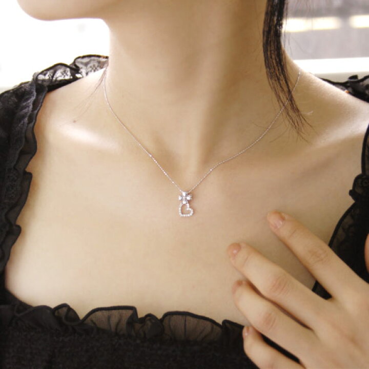楽天市場】ダイヤモンド 0.10ct ネックレス レディース ペンダント 
