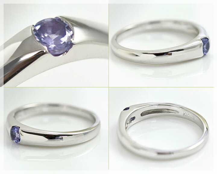 楽天市場】ピンキーリング タンザナイト レディース K10ホワイト  