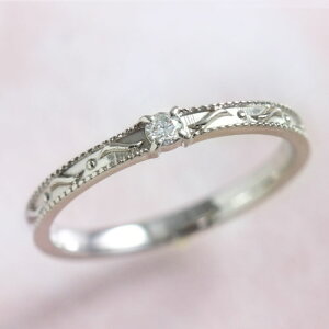 �s���L�[�����O�@4���a���� �_�C�������h 0.03ct �s���L�[�����O�u�I�����B�G�v K10/K18�z���C�g�S�[���h�iK10WG K18WG�j ���Y ���{��/�����I�[�_�[�i�@��20���Ԕ[��