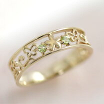 楽天市場】ピンキーリング 18k（モチーフ花）の通販