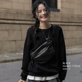 【送料無料×綿100％】シンプルトレーナー スウェット シンプルスウェット ベーシック 裏毛 トップス レディース メンズ ユニセックス 綿100％ コットン100％ おしゃれ ビッグシルエット 韓国ファッション