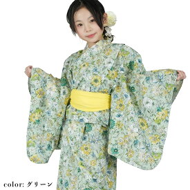 浴衣 2way セパレート ワンピース 兵児帯付き キッズ 子供 浴衣ドレス 子供服 花柄 総柄 兵児帯 子ども服 こども服 子ども こども 女の子 女子 女児 ガール girl 夏 サマー summer お祭り お出かけ キャミワンピ 100 110 120 130 140 150 160