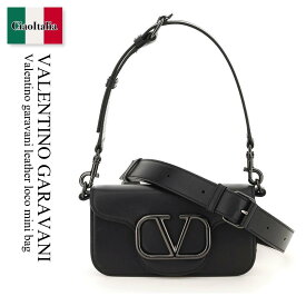 バレンチノ / Valentino Garavani Leather Loco Mini Bag / 4Y2B0B63VTQ / 4Y2B0B63VTQ 0NO / 4Y2B0B63VTQ0NO / ショルダーバッグ / 「正規品補償」「VIP価格販売」「お買い物サポート」
