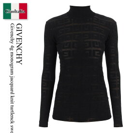 ジバンシィ / Givenchy 4G Monogram Jacquard Knit Turtlenck Sweater / BW90DK4ZAQ / BW90DK4ZAQ 001 / BW90DK4ZAQ001 / ニット・セーター / 「正規品補償」「VIP価格販売」「お買い物サポート」