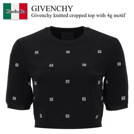 ジバンシィ / Givenchy Knitted Cropped Top With 4G Motif / BW615D4ZH3 / BW615D4ZH3 001 / BW615D4ZH3001 / トップスその他 / 「正規品補償」「VIP価格販売」「お買い物サポート」