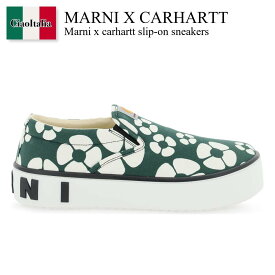 マルニ / Marni X Carhartt Slip-On Sneakers / SNZU013103P4927 / SNZU013103P4927 ZO265 / SNZU013103P4927ZO265 / スニーカー / 「正規品補償」「VIP価格販売」「お買い物サポート」