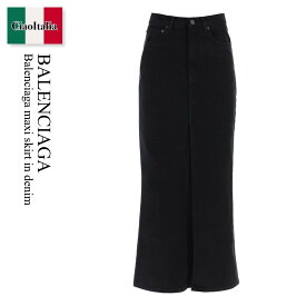 バレンシアガ / Balenciaga Maxi Skirt In Denim / 744975 TNW11 / 744975 TNW11 1700 / 744975TNW111700 / 744975TNW11 / スカート / 「正規品補償」「VIP価格販売」「お買い物サポート」