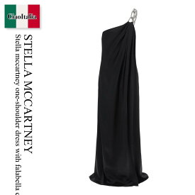 ステラ・マッカートニー / Stella Mccartney One-Shoulder Dress With Falabella Chain / 6A0321 3AU309 / 6A0321 3AU309 1000 / 6A03213AU3091000 / 6A03213AU309 / ワンピース / 「正規品補償」「VIP価格販売」「お買い物サポート」