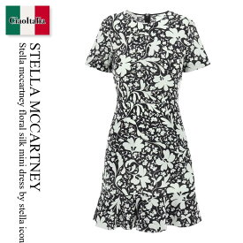 ステラ・マッカートニー / Stella Mccartney Floral Silk Mini Dress By Stella Iconic Flo / 6A0221 3CS213 / 6A0221 3CS213 8420 / 6A02213CS2138420 / 6A02213CS213 / ワンピース / 「正規品補償」「VIP価格販売」「お買い物サポート」