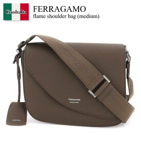 フェラガモ / Ferragamo Flame Shoulder Bag (Medium) / 2415880774063 / 2415880774063 006CL / 2415880774063006CL / ショルダーバッグ / 「正規品補償」「VIP価格販売」「お買い物サポート」