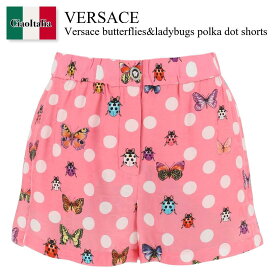 ヴェルサーチェ / Versace Butterflies&Ladybugs Polka Dot Shorts / 1011291 1A08211 / 1011291 1A08211 5P020 / 10112911A082115P020 / 10112911A08211 / ショートパンツ / 「正規品補償」「VIP価格販売」「お買い物サポート」