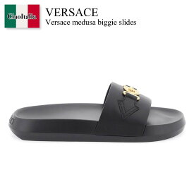 ヴェルサーチェ / Versace Medusa Biggie Slides / 1010628 DV46G / 1010628 DV46G 1B00V / 1010628DV46G1B00V / 1010628DV46G / サンダル / 「正規品補償」「VIP価格販売」「お買い物サポート」