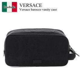 ヴェルサーチェ / かばん / カバン / Versace Barocco Vanity Case / 1009915 1A08705 / 1009915 1A08705 1B00E / 10099151A087051B00E / 10099151A08705 / クラッチバッグ / 「正規品補償」「VIP価格販売」「お買い物サポート」
