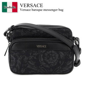 ヴェルサーチェ / かばん / カバン / Versace Baroque Messenger Bag / 1012856 1A09321 / 1012856 1A09321 2BM0E / 10128561A093212BM0E / 10128561A09321 / ショルダーバッグ / 「正規品補償」「VIP価格販売」「お買い物サポート」