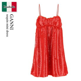 ガニー / Ganni Sequin Mini Dress / F8541 / F8541 403F / F8541403F / ワンピース / 「正規品補償」「VIP価格販売」「お買い物サポート」