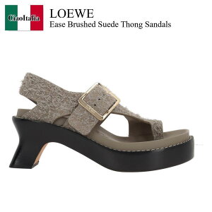 yʌE݌ɌEҏIz Gx / Loewe Ease Brushed Suede Thong Sandals / L814465X92 / L814465X92 4160 / L814465X924160 / T_E~[