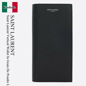 �y���ʌ���E�݌Ɍ���E�����ҏ����I�z �T�����[���� / Saint Laurent Saint Laurent Vertical Wallet In Grain De Poud / 396308 BTY0N / 396308 BTY0N 1000 / 396308BTY0N / 396308BTY0N1000 / �����z