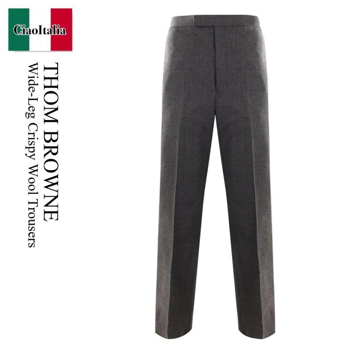 楽天市場】トム ブラウン / Thom Browne Wide-Leg Crispy Wool 
