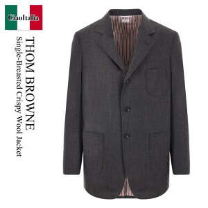 g uE / Thom Browne Single-Breasted Crispy Wool Jacket / MJU568AF0582 / MJU568AF0582 025 / MJU568AF0582025 / WPbg̑ / uKi⏞vuVIPi̔vuT|[gv