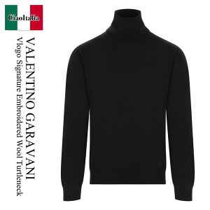 �y���ʌ���E�݌Ɍ���E�����ҏ����I�z �o�����`�m / Valentino Garavani Vlogo Signature Embroidered Wool Turtlene / 5V0KC31RAD1 / 5V0KC31RAD1 0NO / 5V0KC31RAD10NO / �j�b�g�E�Z�[�^�[