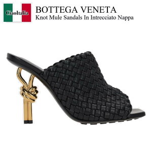 yʌE݌ɌEҏIz {beKEFl^ / Bottega Veneta Knot Mule Sandals In Intrecciato Nappa / 754143 V2P50 / 754143 V2P50 1000 / 754143V2P50 / 754143V2P501000 / T_E~[