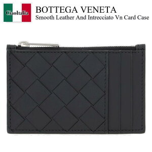 yʌE݌ɌEҏIz {beKEFl^ / Bottega Veneta Smooth Leather And Intrecciato Vn Card Case / 679802 VCPQ3 / 679802 VCPQ3 8803 / 679802VCPQ3 / 679802VCPQ38803 / J[hP[XEh