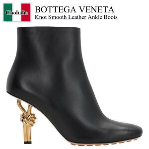 �y���ʌ���E�݌Ɍ���E�����ҏ����I�z �{�b�e�K�E���F�l�^ / Bottega Veneta Knot Smooth Leather Ankle Boots / 763831 V3M70 / 763831 V3M70 1000 / 763831V3M70 / 763831V3M701000 / �V���[�g�u�[�c�E�u�[�e�B