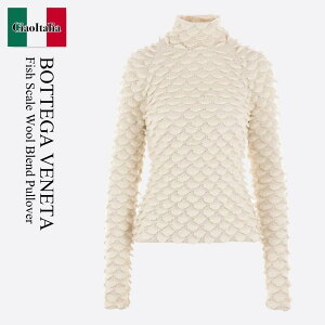 �y���ʌ���E�݌Ɍ���E�����ҏ����I�z �{�b�e�K�E���F�l�^ / Bottega Veneta Fish Scale Wool Blend Pullover / 770347 V3EX0 / 770347 V3EX0 9317 / 770347V3EX0 / 770347V3EX09317 / �j�b�g�E�Z�[�^�[