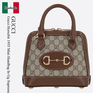 yʌE݌ɌEҏIz Ob` / ΂ / Jo / Gucci Gucci Horsebit 1955 Mini Handbag In Gg Supreme Canvas / 640716 92TCG / 640716 92TCG 8563 / 64071692TCG / 64071692TCG8563 / nhobO