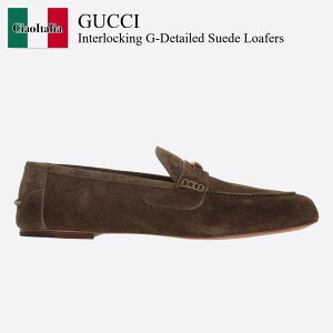 yʌE݌ɌEҏIz Ob` / Gucci Interlocking G-Detailed Suede Loafers / 771339 AACVH / 771339 AACVH 3306 / 771339AACVH / 771339AACVH3306 / hXV[YEvCErWlXV[Y