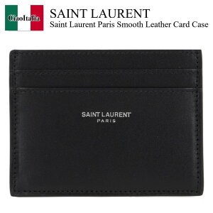 yʌE݌ɌEҏIz T[ / Saint Laurent Saint Laurent Paris Smooth Leather Card Case / 375946 0U90N / 375946 0U90N 1000 / 3759460U90N / 3759460U90N1000 / J[hP[XEh