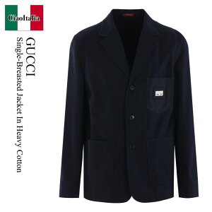 yʌE݌ɌEҏIz Ob` / Gucci Single-Breasted Jacket In Heavy Cotton / 810704 Z7AFE / 810704 Z7AFE 4440 / 810704Z7AFE / 810704Z7AFE4440 / WPbg̑