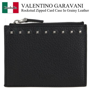 yʌE݌ɌEҏIz o`m / Valentino Garavani Rockstud Zipped Card Case In Grainy Leath / 6Y2P0V19PDX / 6Y2P0V19PDX 0NO / 6Y2P0V19PDX0NO / J[hP[XEh