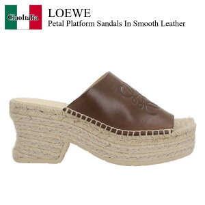 yʌE݌ɌEҏIz Gx / Loewe Petal Platform Sandals In Smooth Leather / L616465X73 / L616465X73 3100 / L616465X733100 / T_E~[