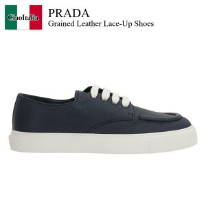 yʌE݌ɌEҏIz v_ / Prada Grained Leather Lace-Up Shoes / 2EE427 F0216 / 2EE427 FG000MN0 F0216 / 2EE427F0216 / 2EE427FG000MN0F0216 / hXV[YEvCErWlXV[Y