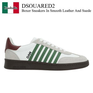 yʌE݌ɌEҏIz fB[XNGA[h / Dsquared2 Boxer Sneakers In Smooth Leather And Suede / SNM0364015 04118M / SNM0364015 04118M 1373 / SNM036401504118M / SNM036401504118M1373 / Xj[J[
