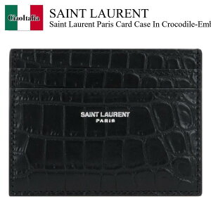 yʌE݌ɌEҏIz T[ / Saint Laurent Paris Card Case / 375946 DZE0E / 375946 DZE0E 1000 / 375946DZE0E / 375946DZE0E1000 / J[hP[XEh