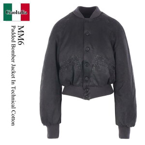 yʌE݌ɌEҏIz MM6 / Mm6 Padded Bomber Jacket In Technical Cotton / S52AM0324M3545 / S52AM0324M3545 2899 / S52AM0324M35452899 / u]